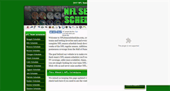 Desktop Screenshot of nflseasonschedules.com