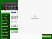 Tablet Screenshot of nflseasonschedules.com